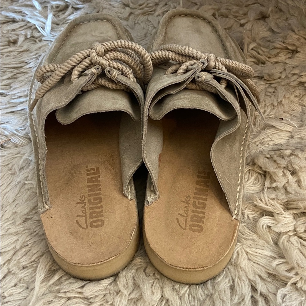 Clarks Originals Suede Wallabee mule - Picture 3 of 7